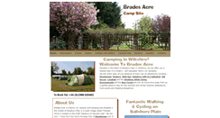 Desktop Screenshot of bradesacre.co.uk